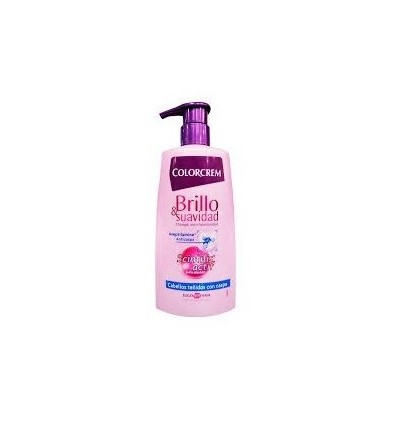 COLORCREM BRILLO & SUAVIDAD CHAMPÚ CABELLOS TEÑIDOS CON CASPA 300 ml