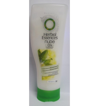 HERBAL ESSENCES NUDE 0% COLORANTES ACONDICIONADOR HIDRATANTE 400 ml