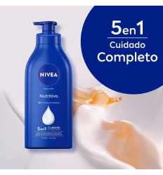 NIVEA NUTRITIVO 5 EN 1 BODY LOTION 625 ml DOSIFICADOR