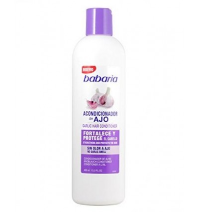 BABARIA ACONDICIONADOR DE AJO FORTALECE Y PROTEGE EL CABELLO 400 ml