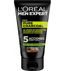LOREAL MEN EXPERT PURE CHARCOAL GEL LIMPIADOR ANTI-IMPERFECCIONES 100 ml LOREAL MEN EXPERT PURE CHARCOAL GEL LIMPIADOR ANTI-IMPERFECCIONES 100 ml
