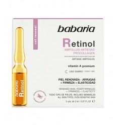 BABARIA RETINOL AMPOLLAS ANTIEDAD 5 X 2 ml