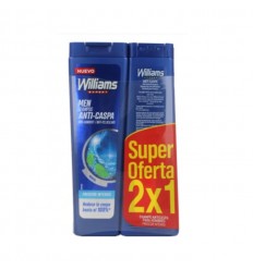 WILLIAMS MEN ANTI CASPA CHAMPÚ MENTOL 2 X 250 ml