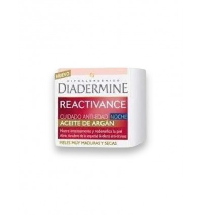 DIADERMINE REACTIVANCE CUIDADO ANTI-EDAD NOCHE 50 ml CREMA CON ACEITE DE ARGÁN