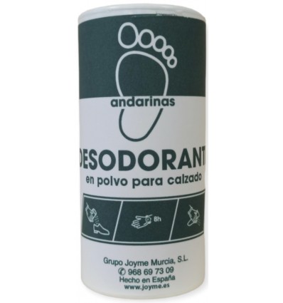 ANDARINAS DESODORANTE EN POLVO PARA CALZADO 100 g