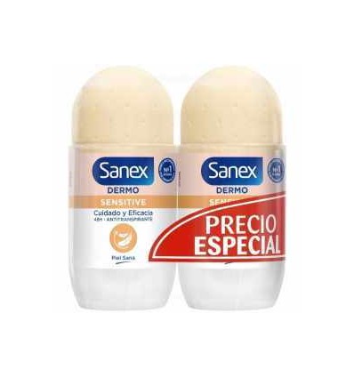 SANEX DERMO SENSITIVE DEO ROLLON 2 X 50 ml