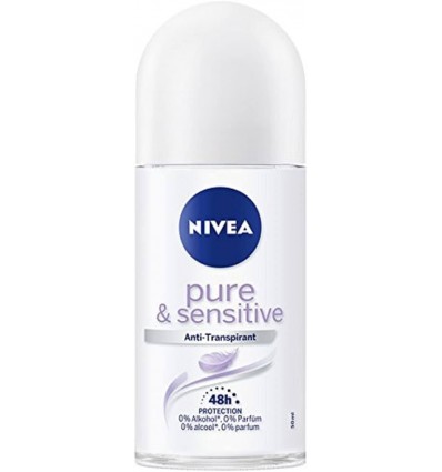 NIVEA PURE & SENSITIVE DEO ROLLON 48 H 50 ml