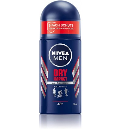 NIVEA MEN DRY IMPACT DEO ROLLON 2 X 50 ml