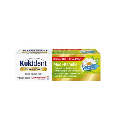 KUKIDENT MANZANILLA CREMA ADHESIVA EXTRAFUERTE 40 g