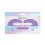 IDC INSTITUTE C SHAPED GLITTER EYE PADS PURPLE