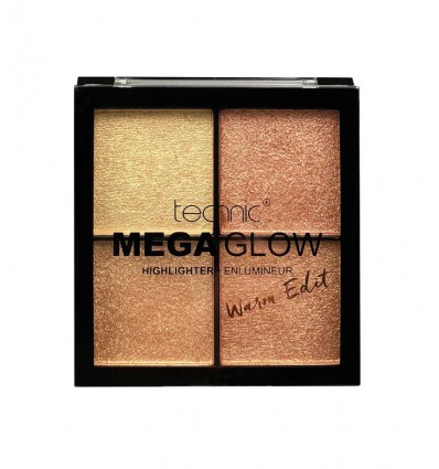 TECHNIC MEGA GLOW WARM EDIT PALETA DE ILUMINADORES REF. 21718
