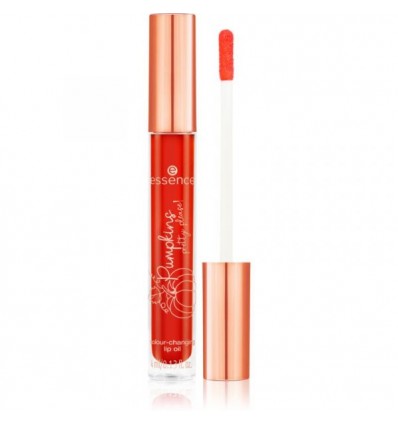 ESSENCE PUMPKING KISSES & AUTUMN WISHES 01 COLOUR CHANGING LIP OIL 4 ml