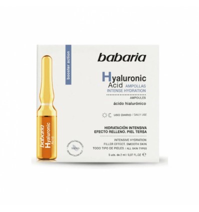 BABARIA ACIDO HIALURÓNICO 5 AMPOLLAS 2 ml