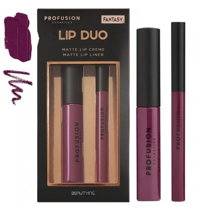 PROFUSION LIP DUO FANTASY MATTE LIP CREME + MATTE LIP LINER