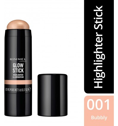 RIMMEL GLOW STICK ILUMINADOR 001 BUBBLY 5 g