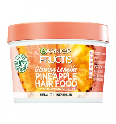 FRUCTIS HAIR FOOD PIÑA MASCARILLA ANTI-ROTURA 390 ml