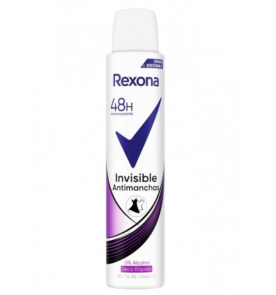 REXONA DEO SPRAY INVISIBLE ANTIMANCHAS 200 ml