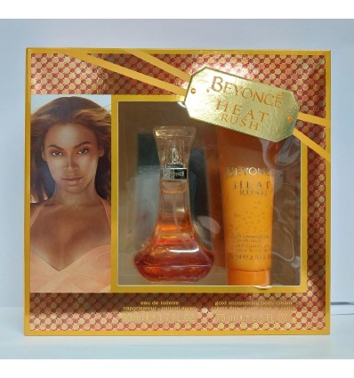 BEYONCE HEAT RUSH EDT 50 ML SPRAY + BODY CREAM 75 ML