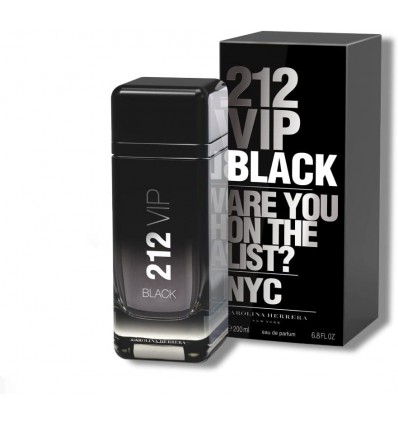 CAROLINA HERRERA 212 VIP BLACK EDP 200 ml SPRAY FOR MEN