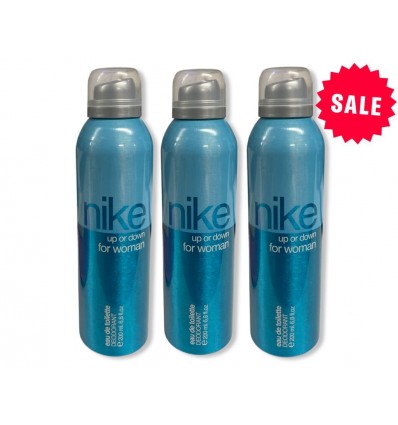 PACK OFERTA 3 UNIDADES NIKE UP OR DOWN FOR WOMAN 200 ml / unidad