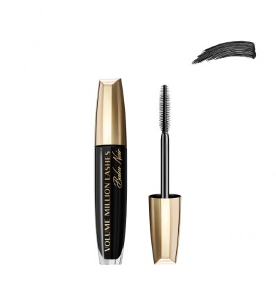 LOREAL Mascara de pestañas Volume Million Lashes Balm Noir Hipoalergénica