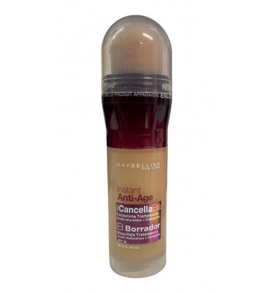 MAYBELLINE EL BORRADOR MAQUILLAJE TRATAMIENTO ÁCIDO HIALURÓNICO + COLÁGENO SPF 18 TONO 48 SUN BEIGE 20 ml