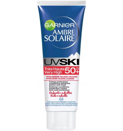 GARNIER AMBRE SOLAIRE UVSKI SPF 50 CREMA PROTECTORA CONDICIONES EXTREMAS 30 ML