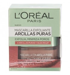 LOREAL ARCILLAS PURAS MASCARILLA EXFOLIANTE ALGAS ROJAS 50 ml