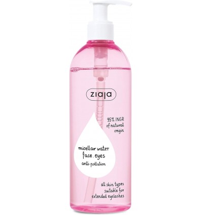 ZIAJA AGUA MICELAR PARA ROSTRO Y OJOS 390 ml