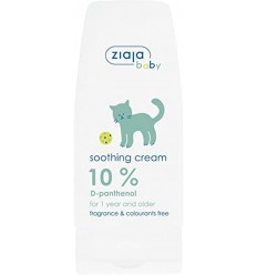 ZIAJA Crema facial calmante con 10% D-Panthenol para bebés 60 ml