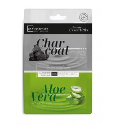 IDC SKINCARE ESSENTIALS DUO CHARCOAL & ALOE VERA