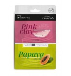 IDC SKINCARE ESSENTIALS DUO PINK CLAY & PAPAYA