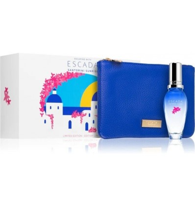 ESCADA SANTORINI SUNRISE EDT 30 ml SPRAY + CLUTCH BAG LIMITED EDITION