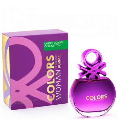 UNITED COLORS OF BENETTON WOMAN PURPLE EDT 80 ml SPRAY