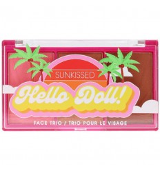 SUNKISSED HELLO DOLL! FACE TRIO 12.6 g