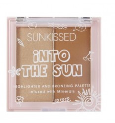 SUNKISSED INTO THE SUN HIGHLIGHTER AND BRONZING PALETTE 2 X 5 g