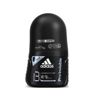 ADIDAS 3 ACTION PRO INVISIBLE DEO ROLLON 50 ml