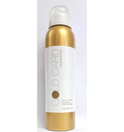 GOLD CARD SPECIAL EDIDITON DEO SPRAY 150 ml FOR WOMAN