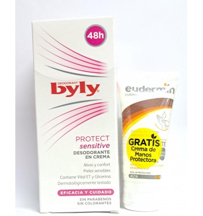 BYLY PROTECT SENSITIVE DESODORANTE EN CREMA 50 ml + REGALO