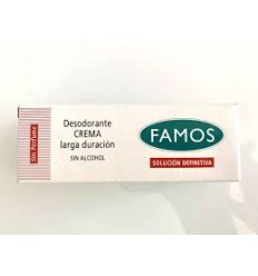 FAMOS DESODORANTE CREMA DE LARGA DURACIÓN 25 ml