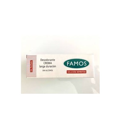 FAMOS DESODORANTE CREMA DE LARGA DURACIÓN 25 ml