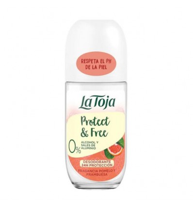 LA TOJA PROTECT & FREE POMELO Y FRAMBUESA DEO ROLLON 50 ml