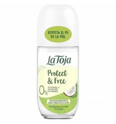 LA TOJA PROTECT & FREE POMELO Y LIMA Y COCO DEO ROLLON 50 ml