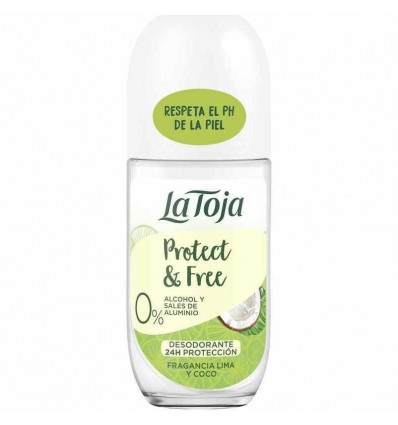 LA TOJA PROTECT & FREE POMELO Y LIMA Y COCO DEO ROLLON 50 ml