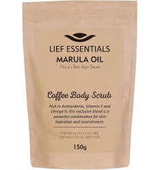 LIFE ESSENTIALS MARULA OIL COFFEE BODY SCRUB 150 g