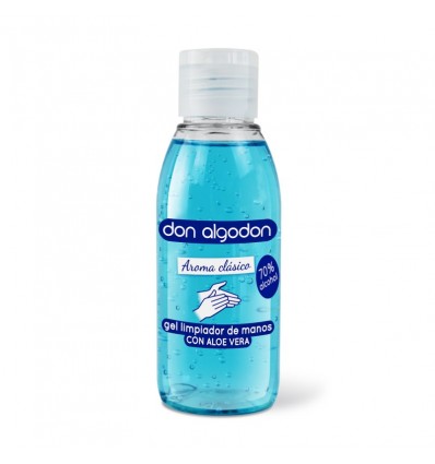 DON ALGODÓN GEL LIMPIADOR DE MANOS 70 % ALCOHOL CON ALOE VERA 100 ml