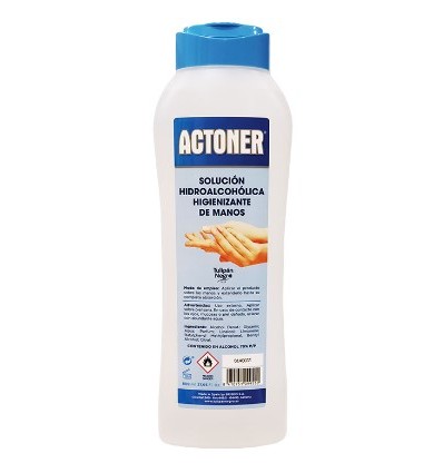 ACTONER SOLUCIÓN HIDROALCOHÓLICA DE MANOS 600 ml