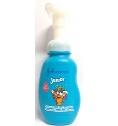 JOHNSONS JUNIOR JABÓN EN ESPUMA PARA CARA Y MANOS 250 ml