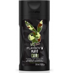 PLAYBOY PLAY IT WILD GEL & CHAMPÚ 250 ml PLAYBOY PLAY IT WILD GEL & CHAMPÚ 250 ml