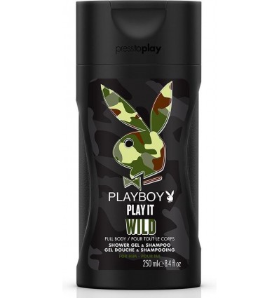 PLAYBOY PLAY IT WILD GEL & CHAMPÚ 250 ml